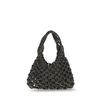HIBOURAMA Gray Resin Handbag