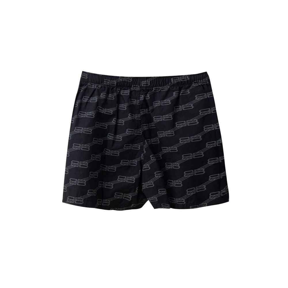 Balenciaga Black Cotton Bermuda