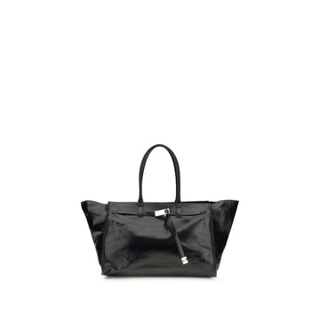 Benedetta Bruzziches Black Calf Leather Bos Taurus Shoulder Bag