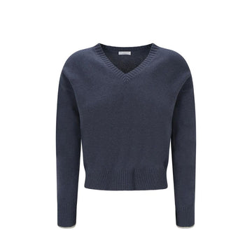 Brunello Cucinelli Blue Cashmere Cashmere Sweater