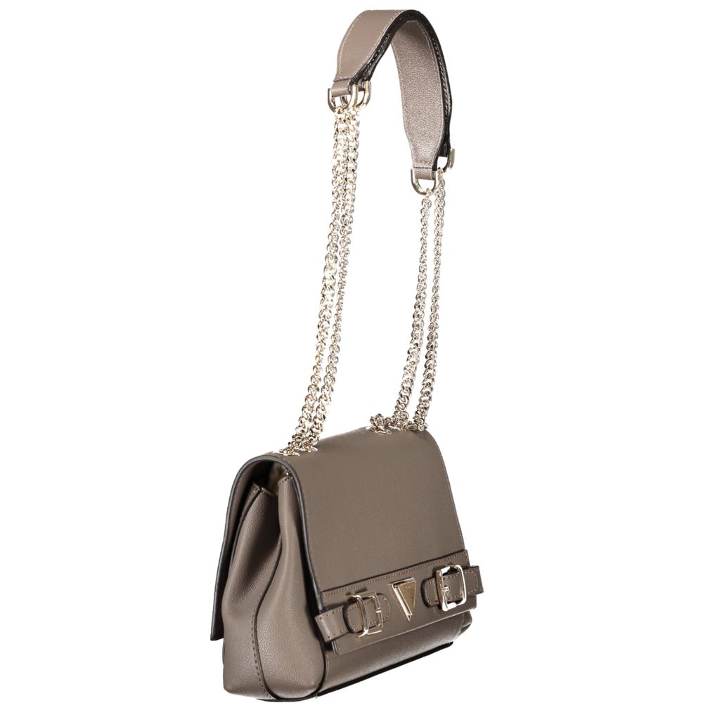 Guess Jeans Brown Polyethylene Handbag