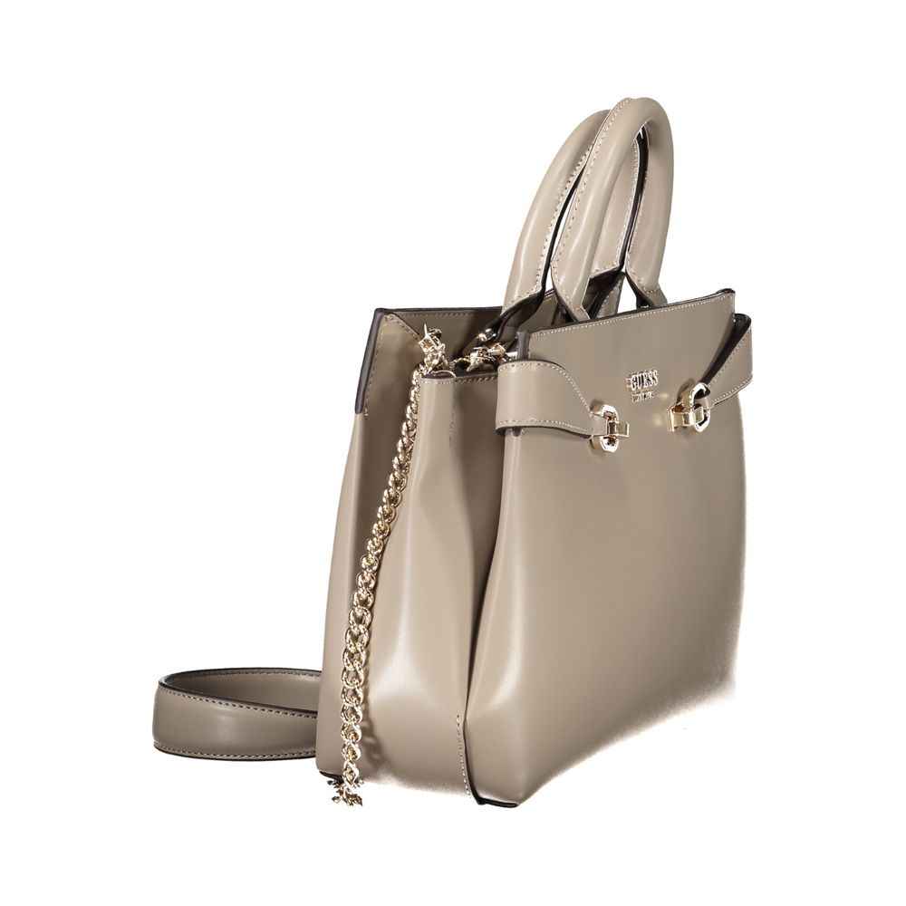 Guess Jeans Brown Polyethylene Handbag