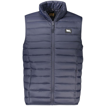 Cavalli Class Blue Polyester Men Jacket