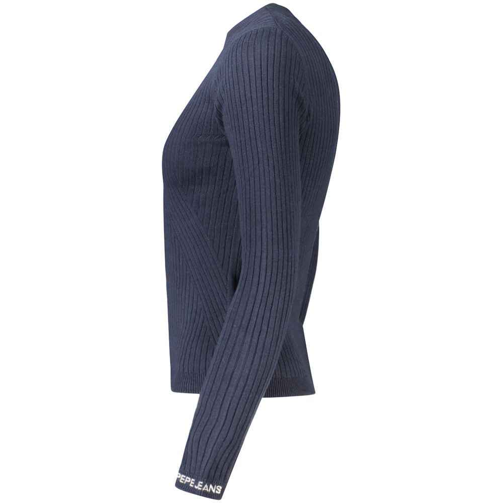 Pepe Jeans Blue Cotton Women Sweater