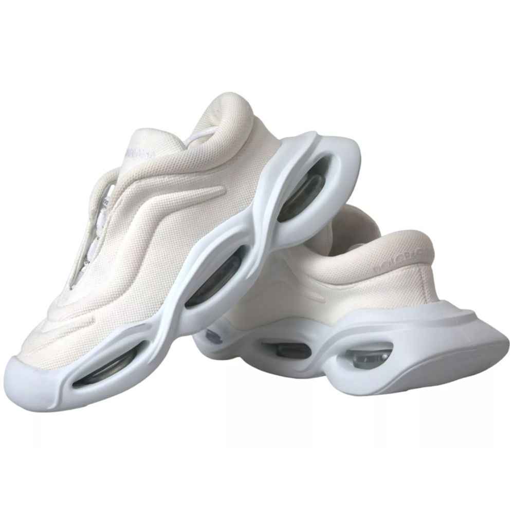 Dolce & Gabbana White Polyester Sneaker