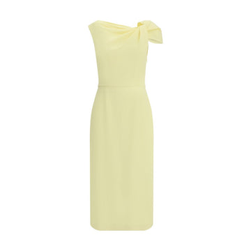 Givenchy Draped Midi Cady Dress