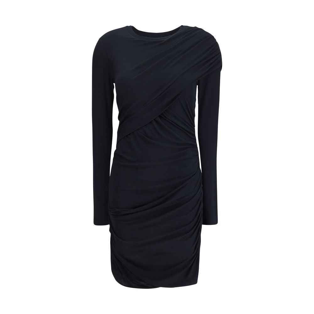 Marant Etoile Denise short dress in draped jersey