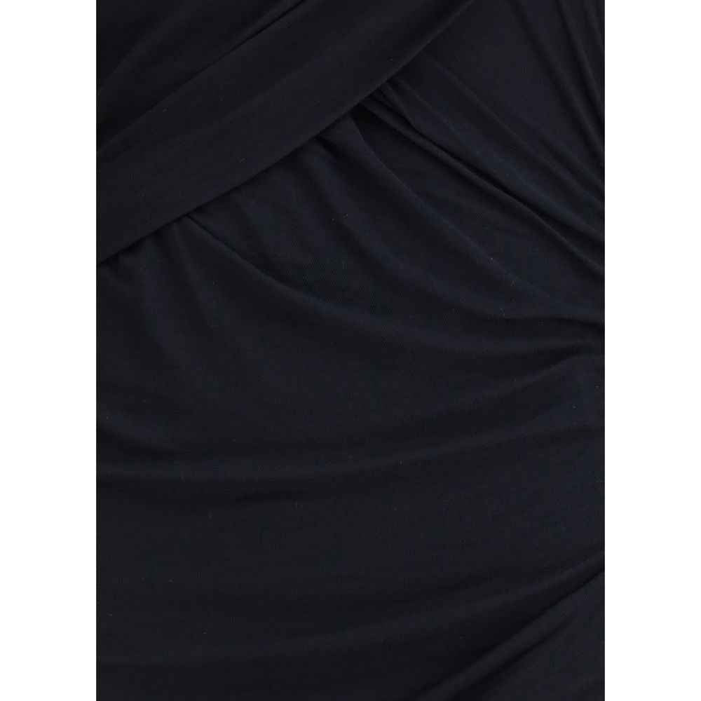 Marant Etoile Denise short dress in draped jersey