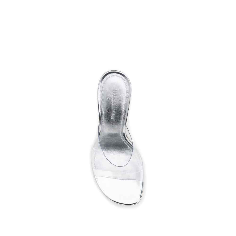 Amina Muaddi Taylor Glass Sandals