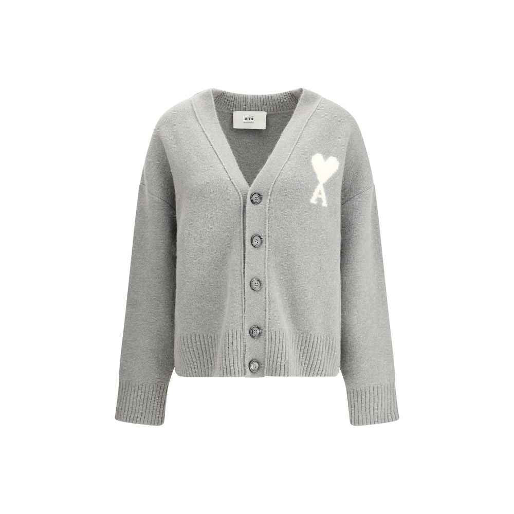 Ami Paris Alpaca Ami de Coeur Cardigan