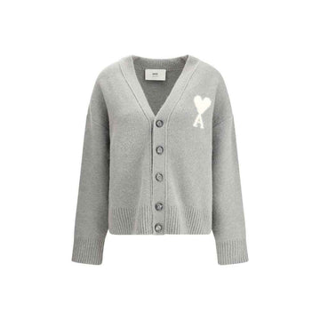 Ami Paris Alpaca Ami de Coeur Cardigan