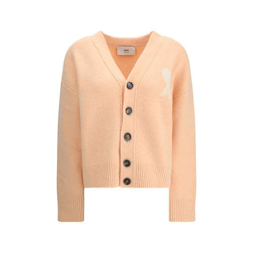 Ami Paris Alpaca Ami de Coeur Cardigan