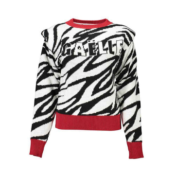 Gaelle Paris White Polyester Sweater