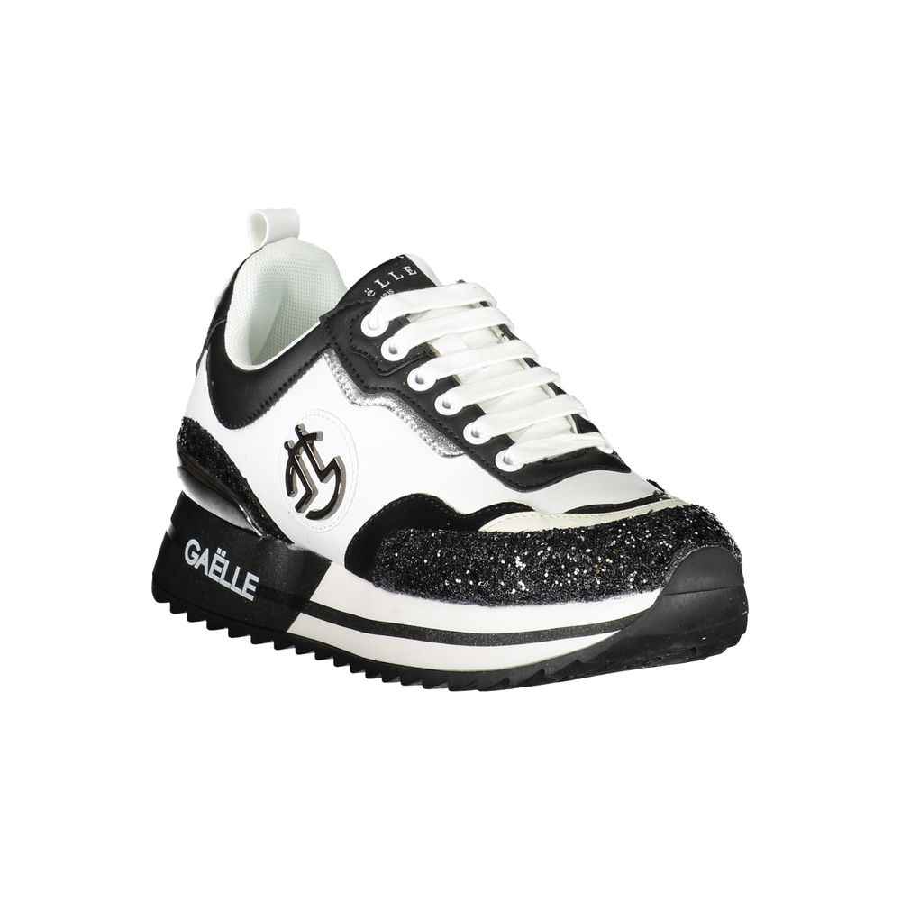 Gaelle Paris Black Polyester Sneaker