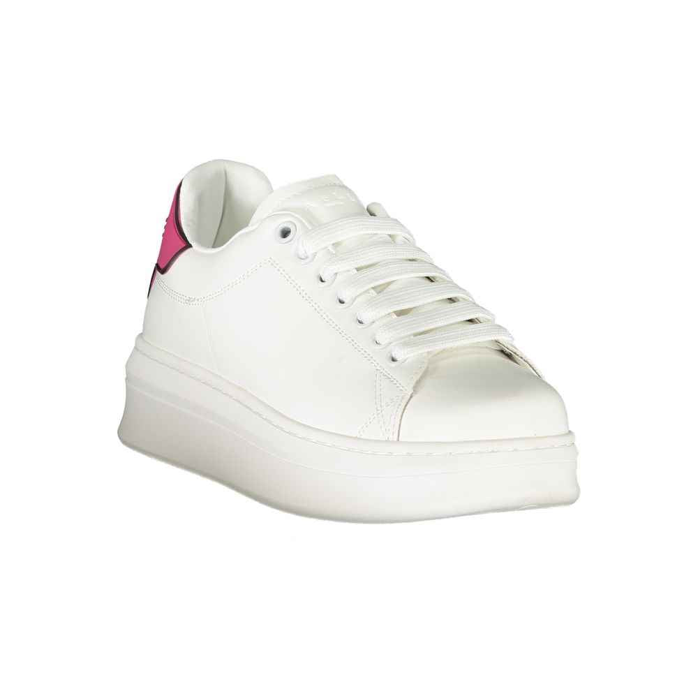 Gaelle Paris Pink Polyethylene Sneaker