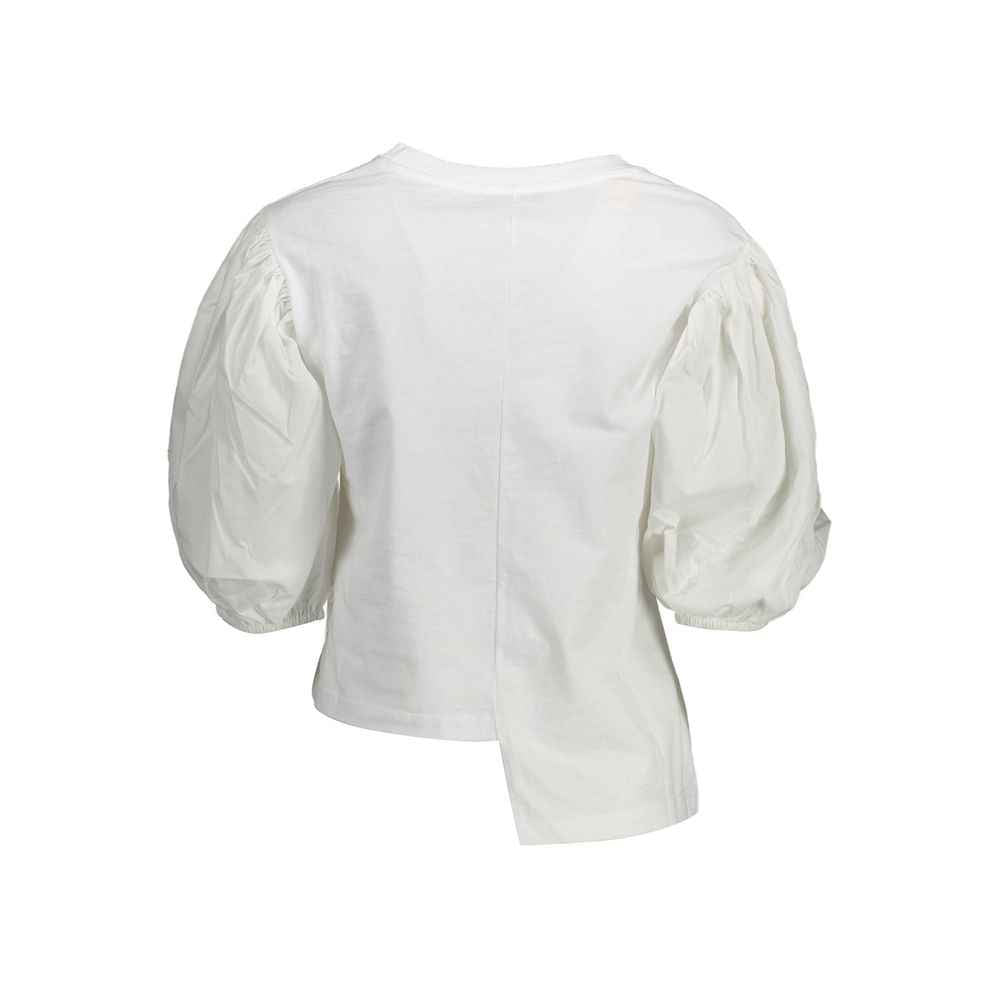 Gaelle Paris White Cotton T-Shirt