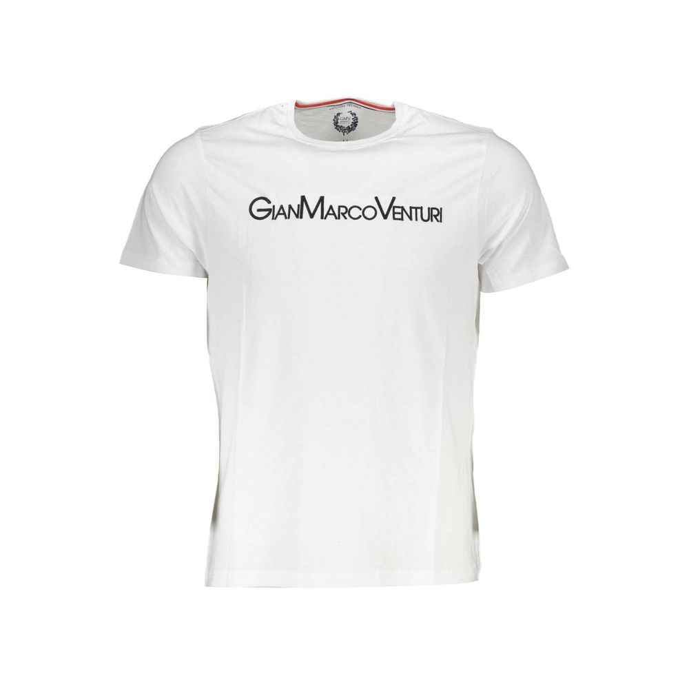 Gianmarco Venturi White Cotton T-Shirt