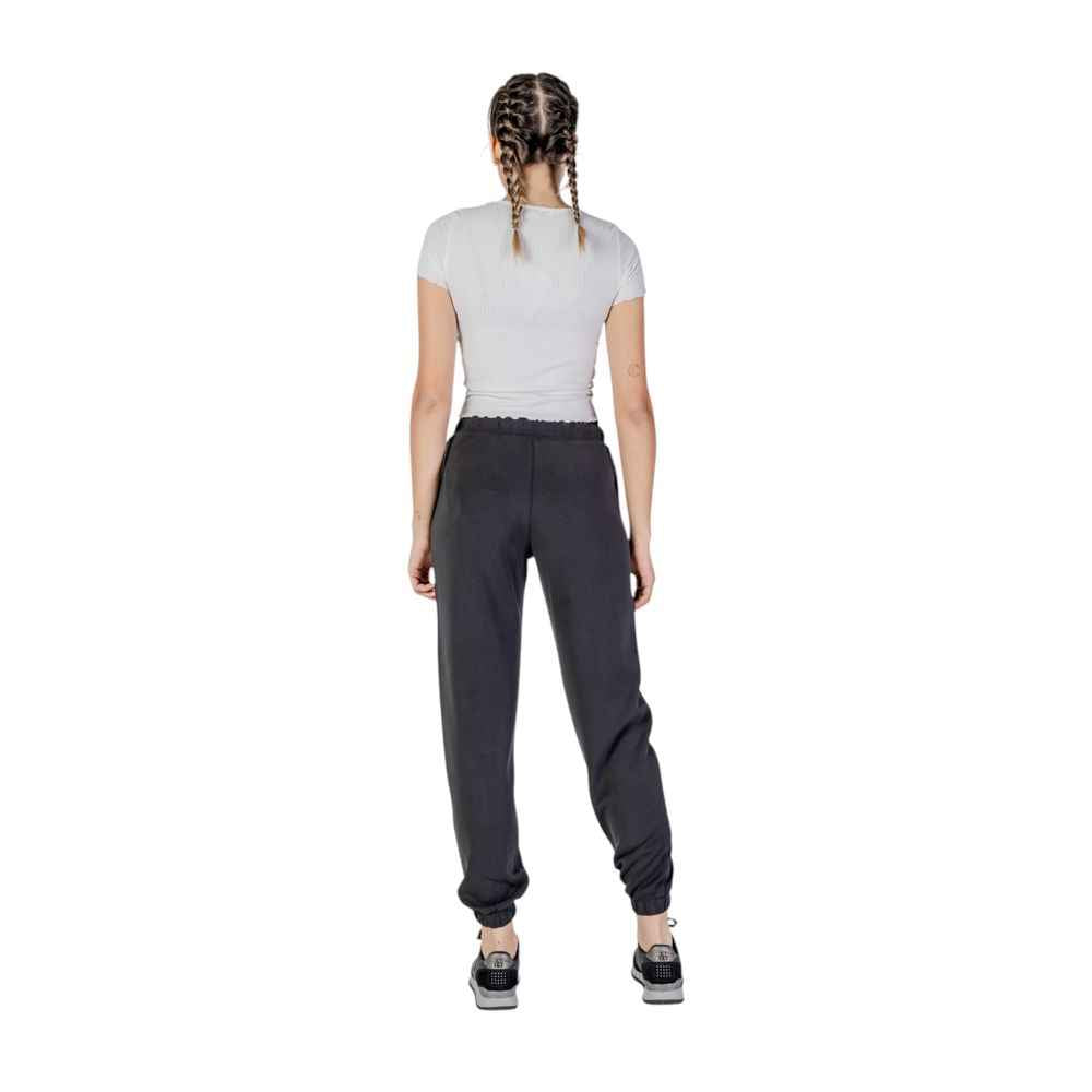 Guess Active Black Polyester Joggers Workout Pant