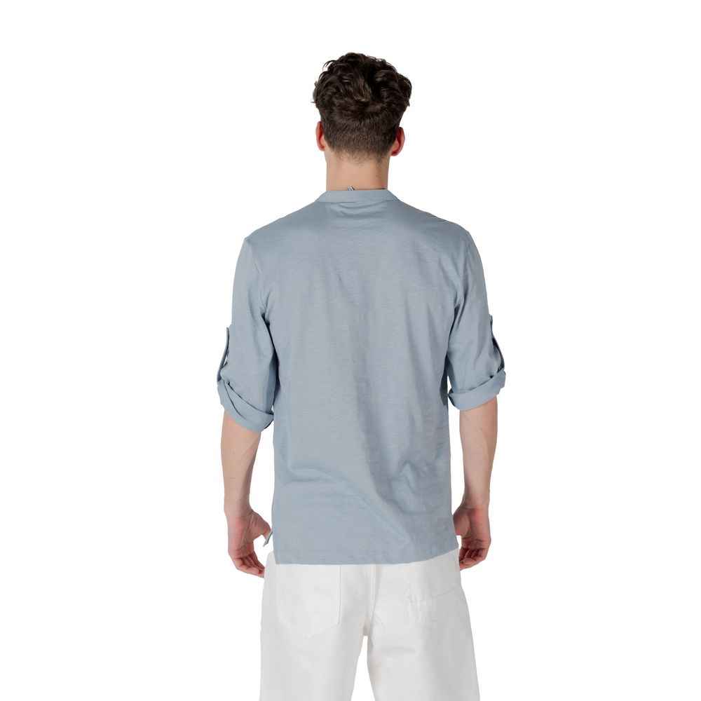 Antony Morato Blue Cotton T-Shirt