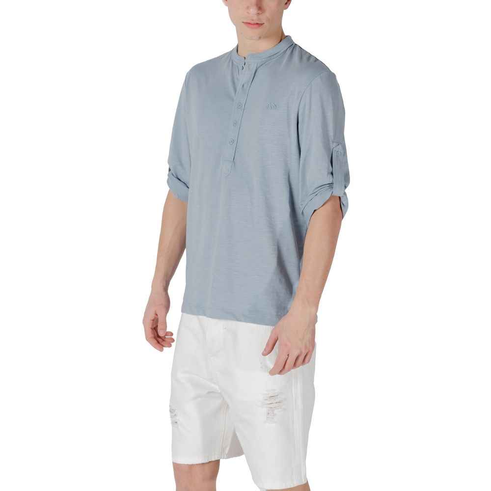 Antony Morato Blue Cotton T-Shirt