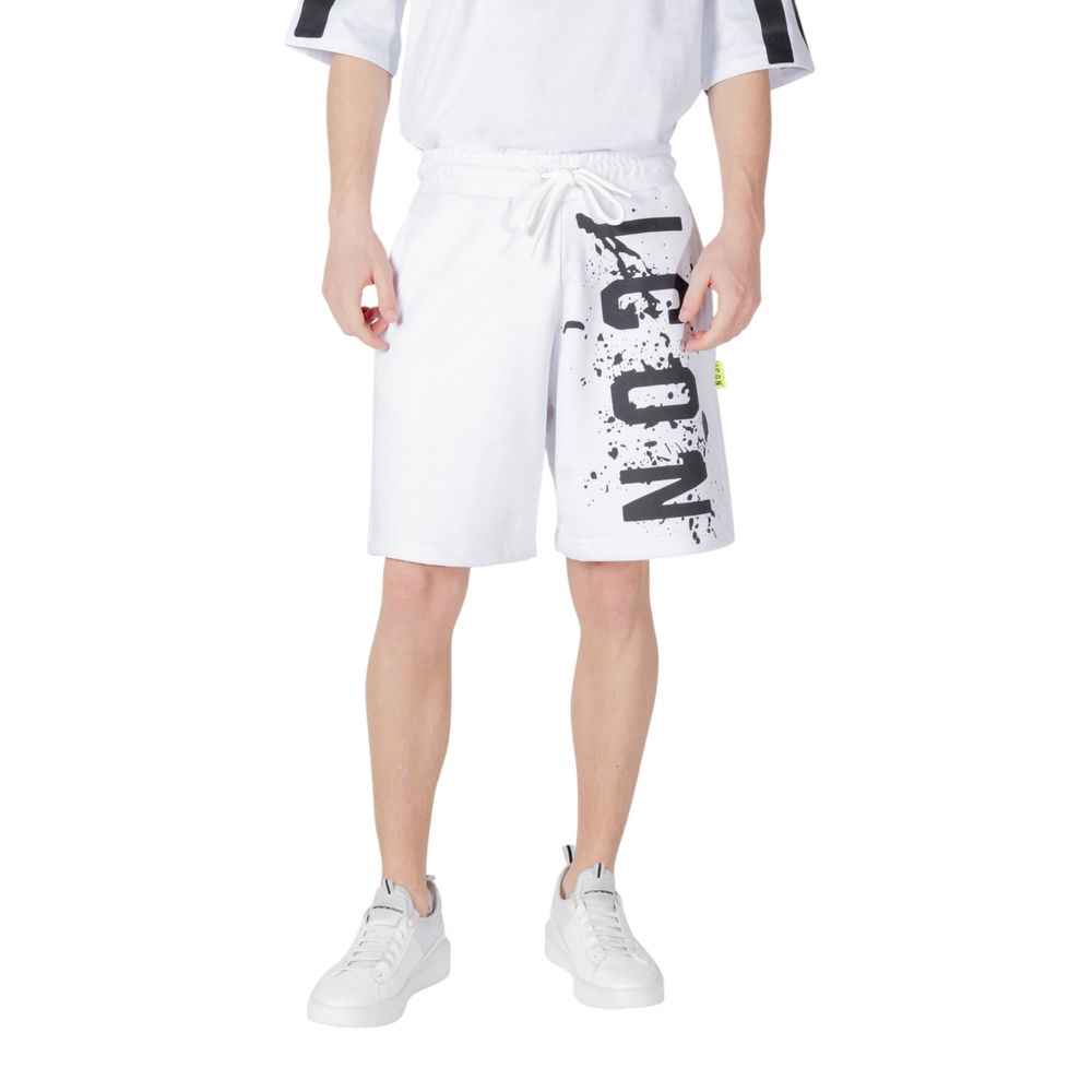 Icon White Cotton Bermuda