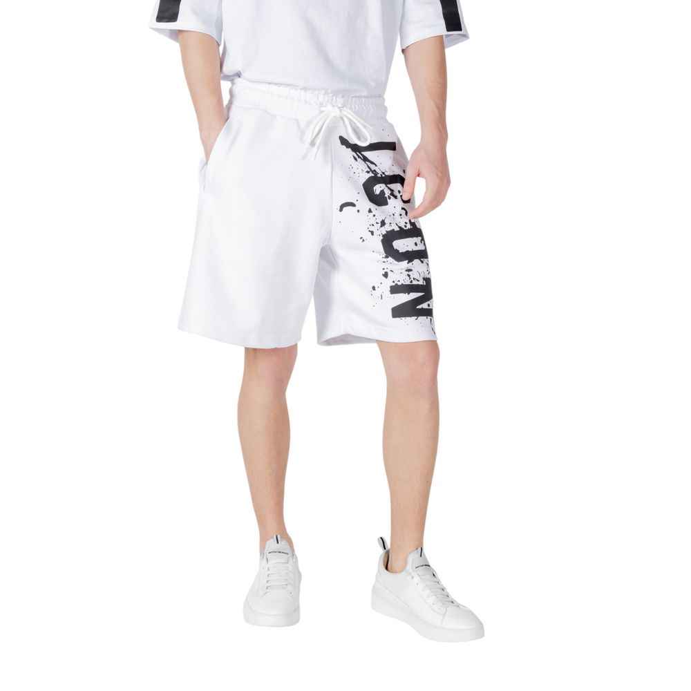 Icon White Cotton Bermuda