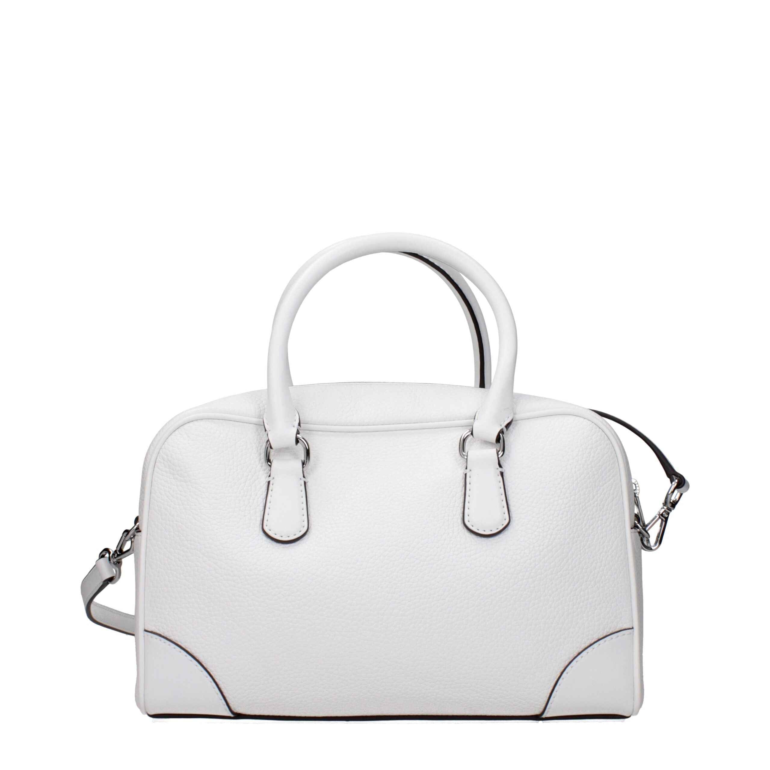 Michael Kors White Leather Handbags
