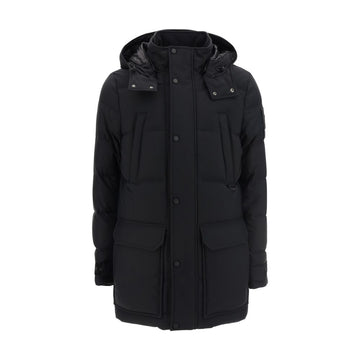 Moose Knuckles Black Nylon Parka