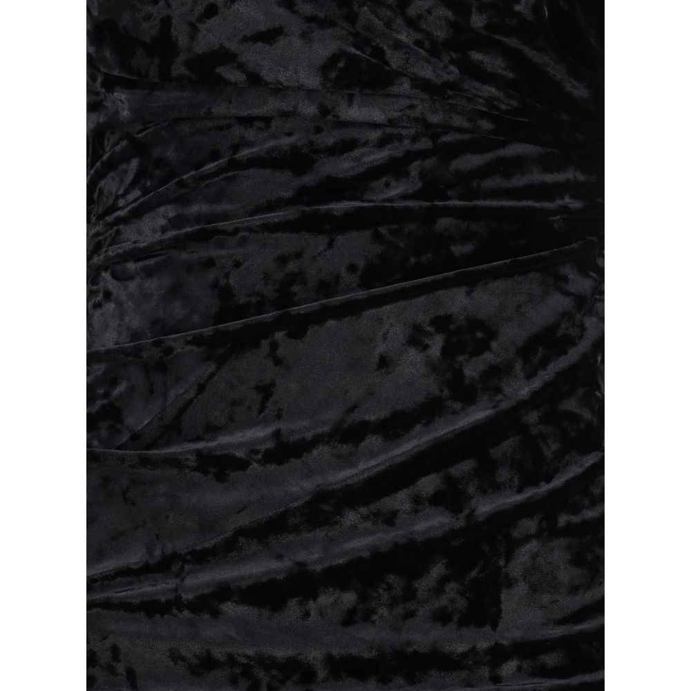 Ganni Ruched Mini Dress