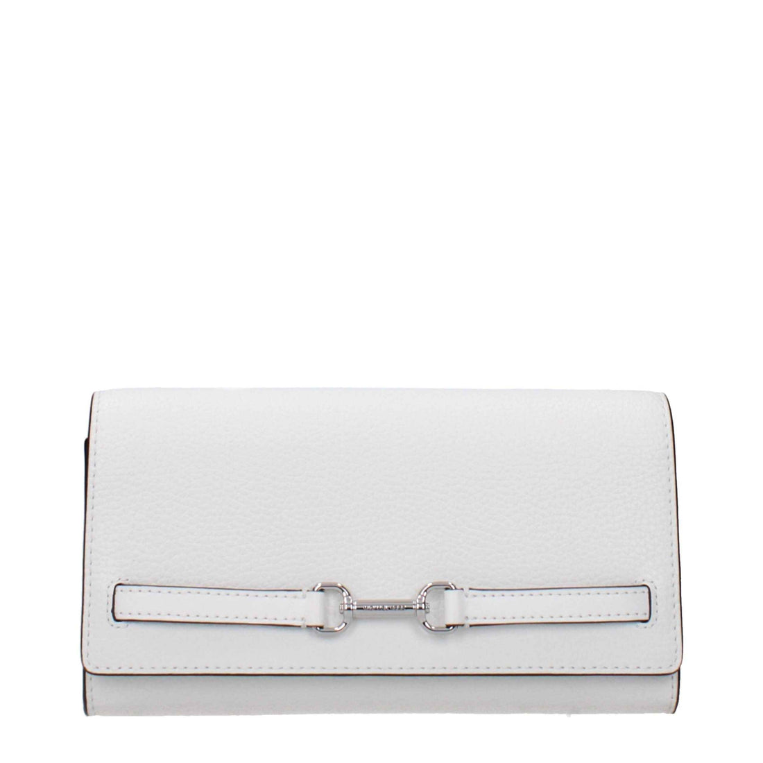 Michael Kors White Leather Clutch Bags