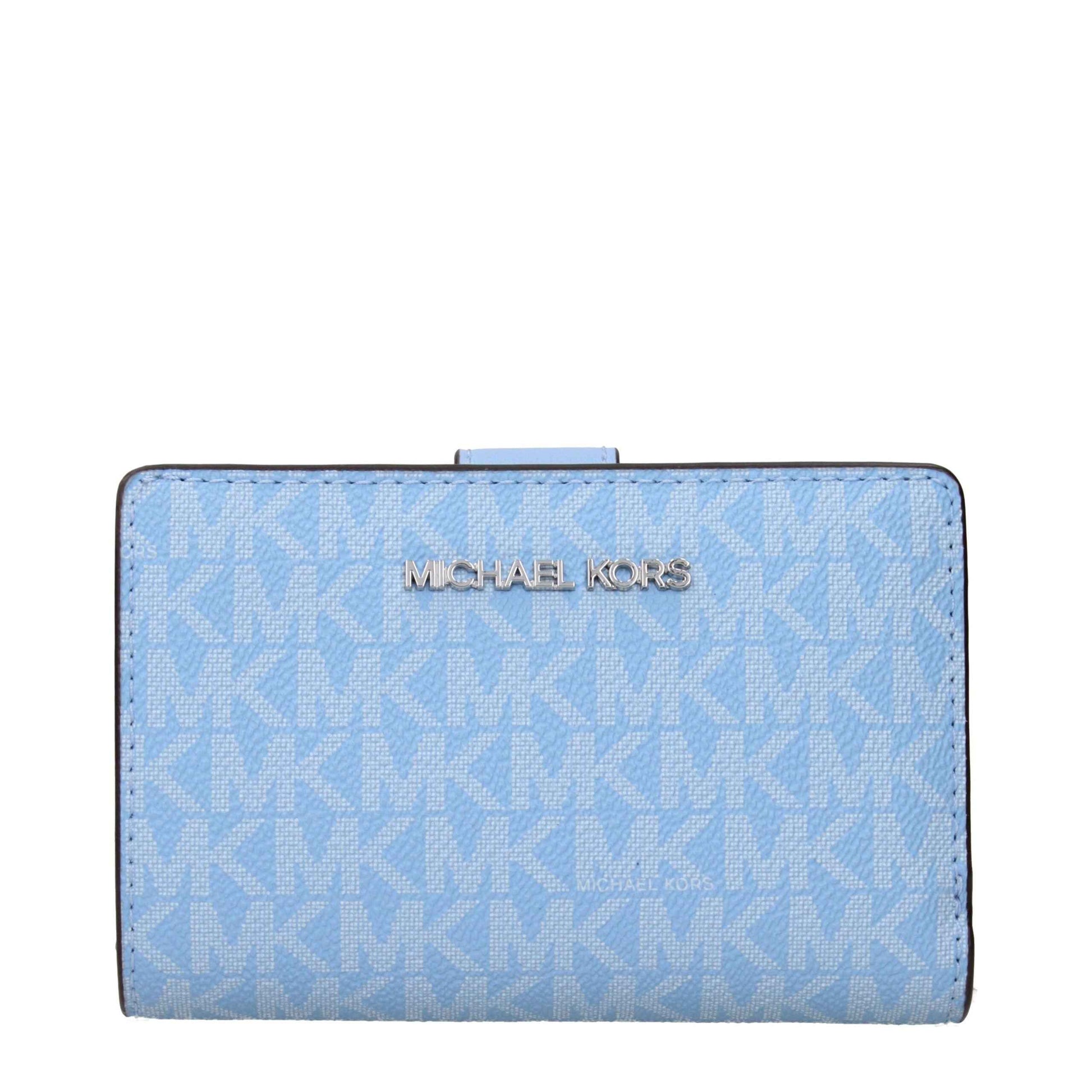 Michael Kors Light Blue Leather Wallets
