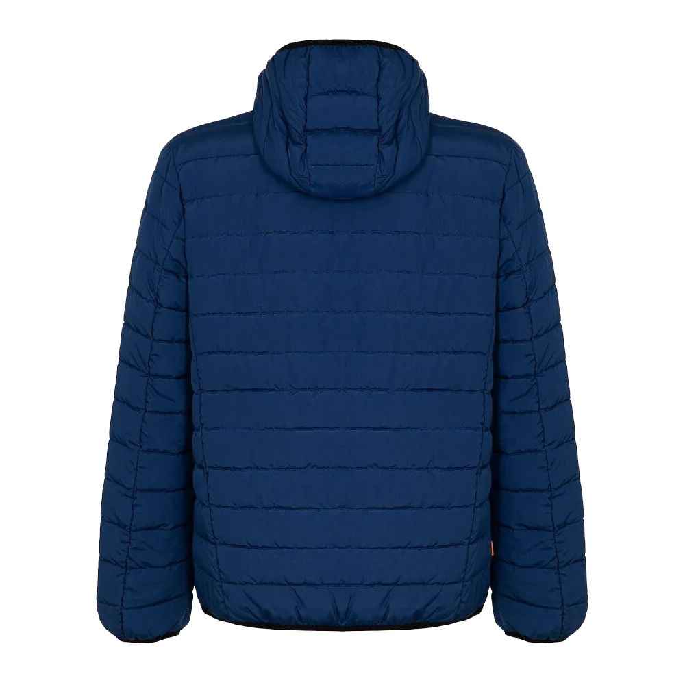 Suns Blue Polyester Men's Quilted Jacket