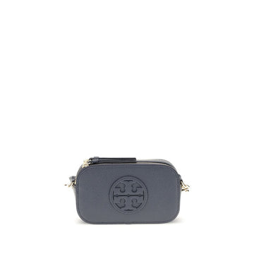 Tory Burch Blue Leather Shoulder Bag