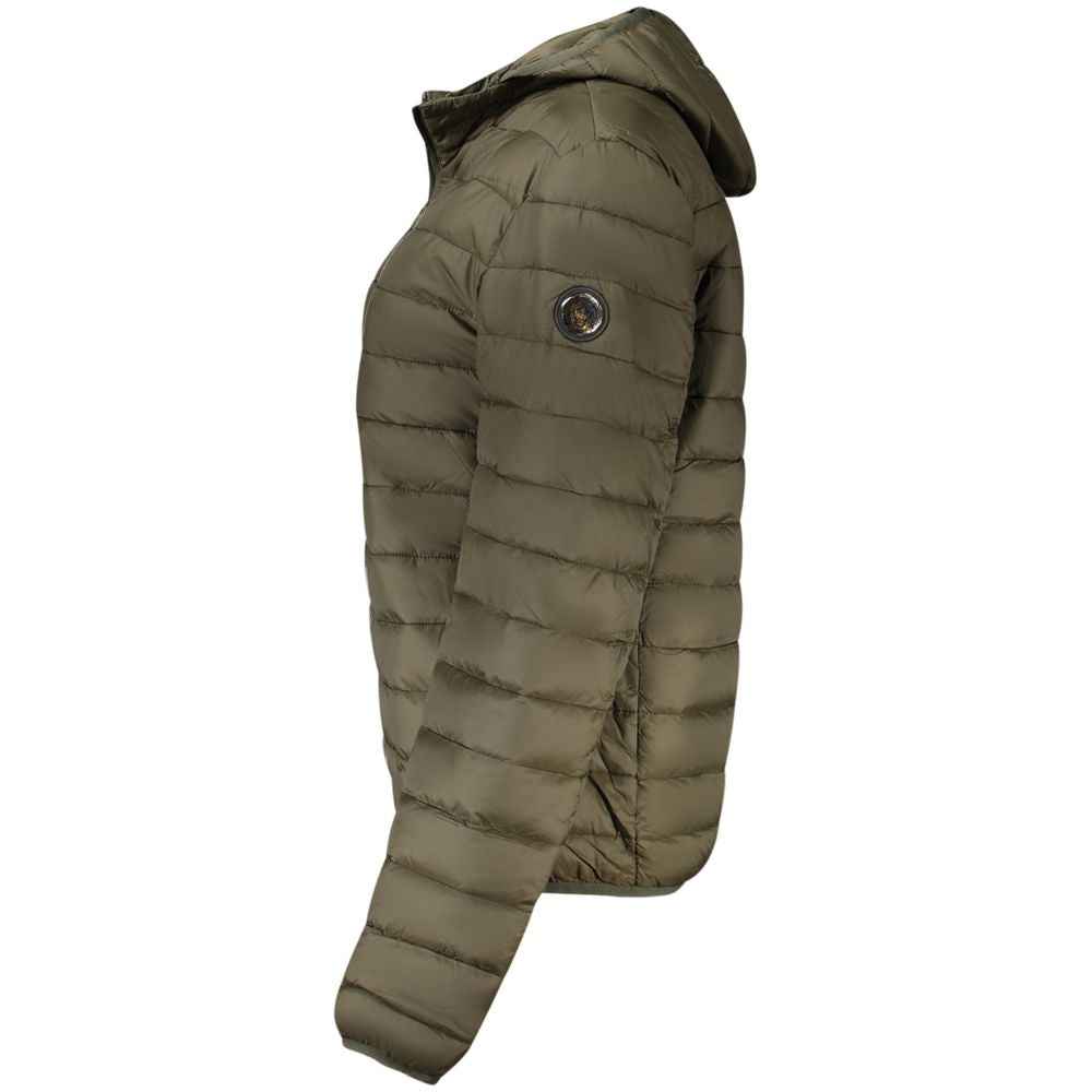 Cavalli Class Green Polyester Jackets & Coat