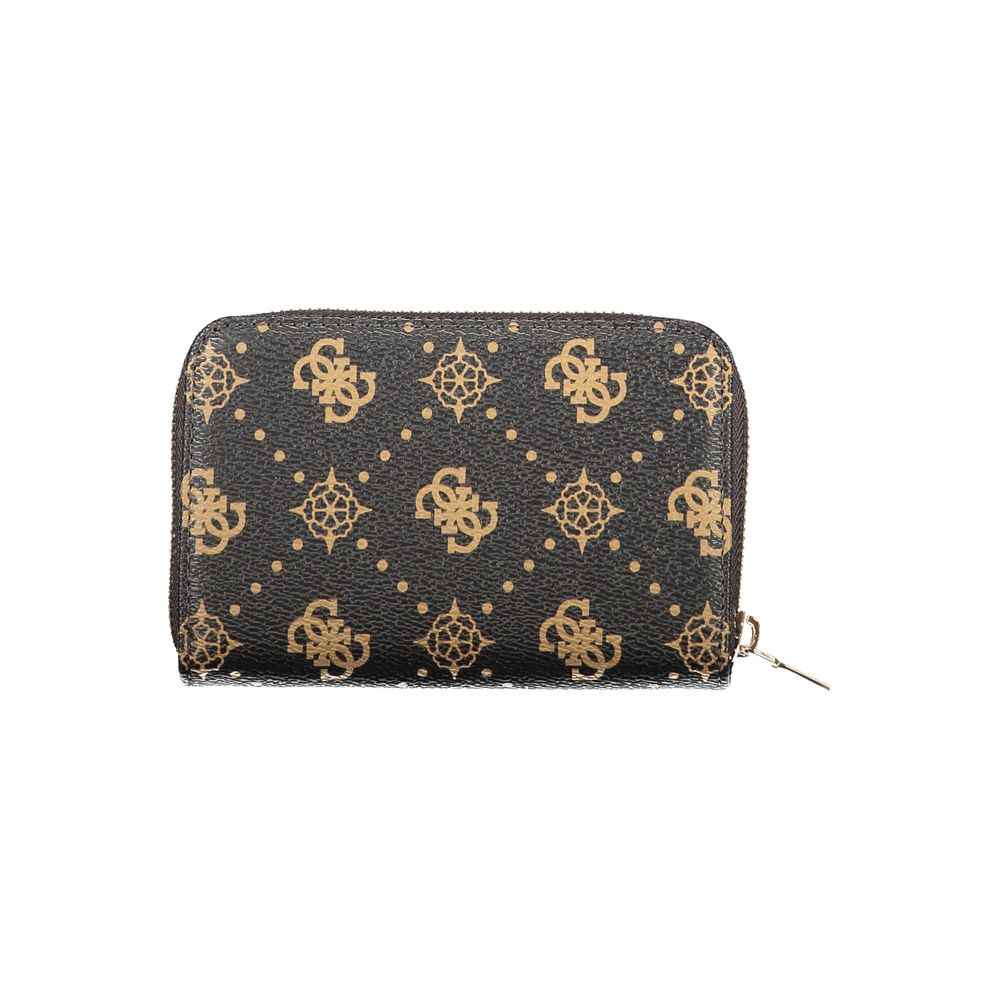 Guess Jeans Brown Polyethylene Wallet