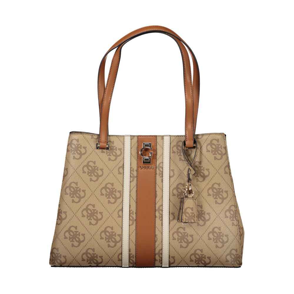 Guess Jeans Beige Polyethylene Handbag