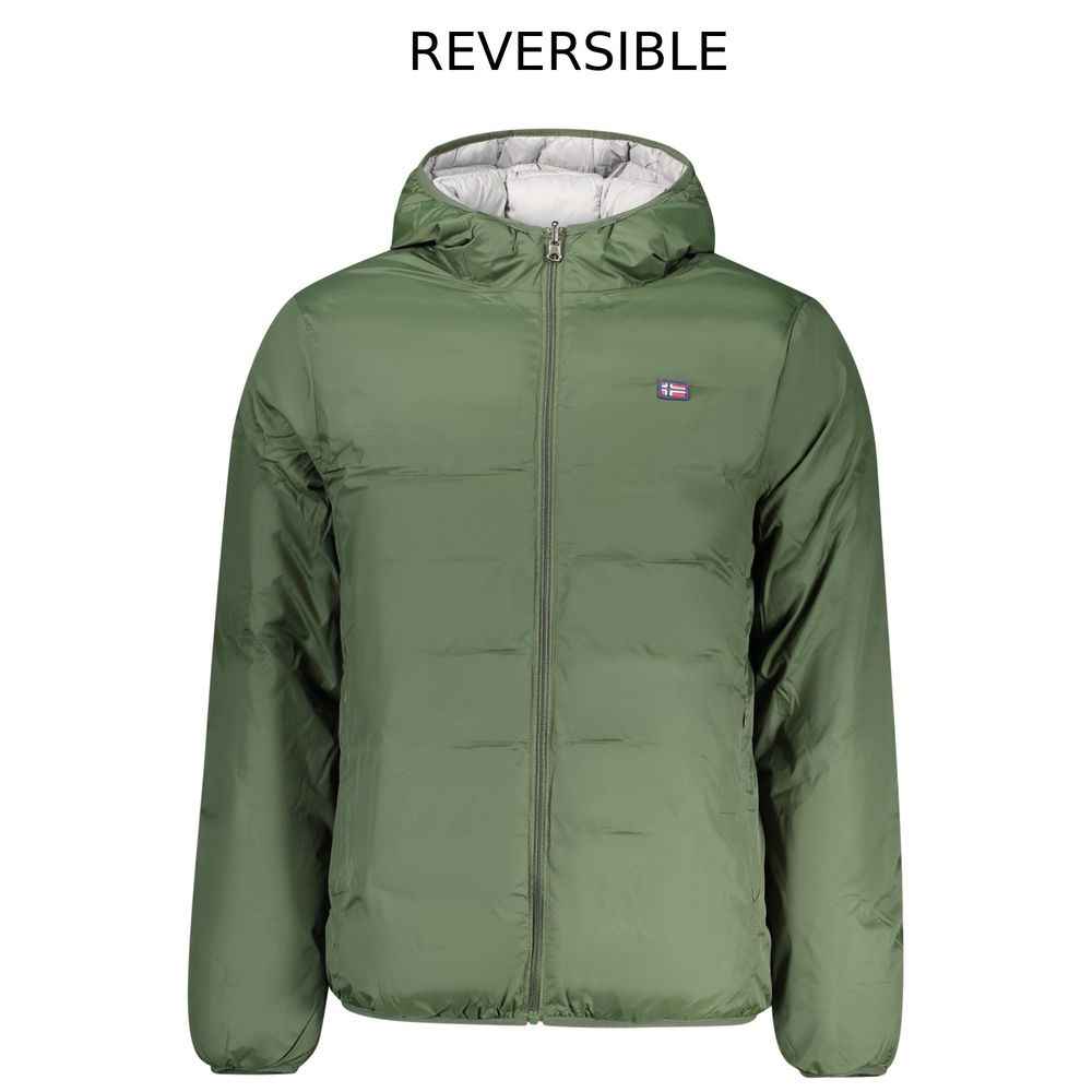 Norway 1963 Green Polyester Men's Reversible Jacket