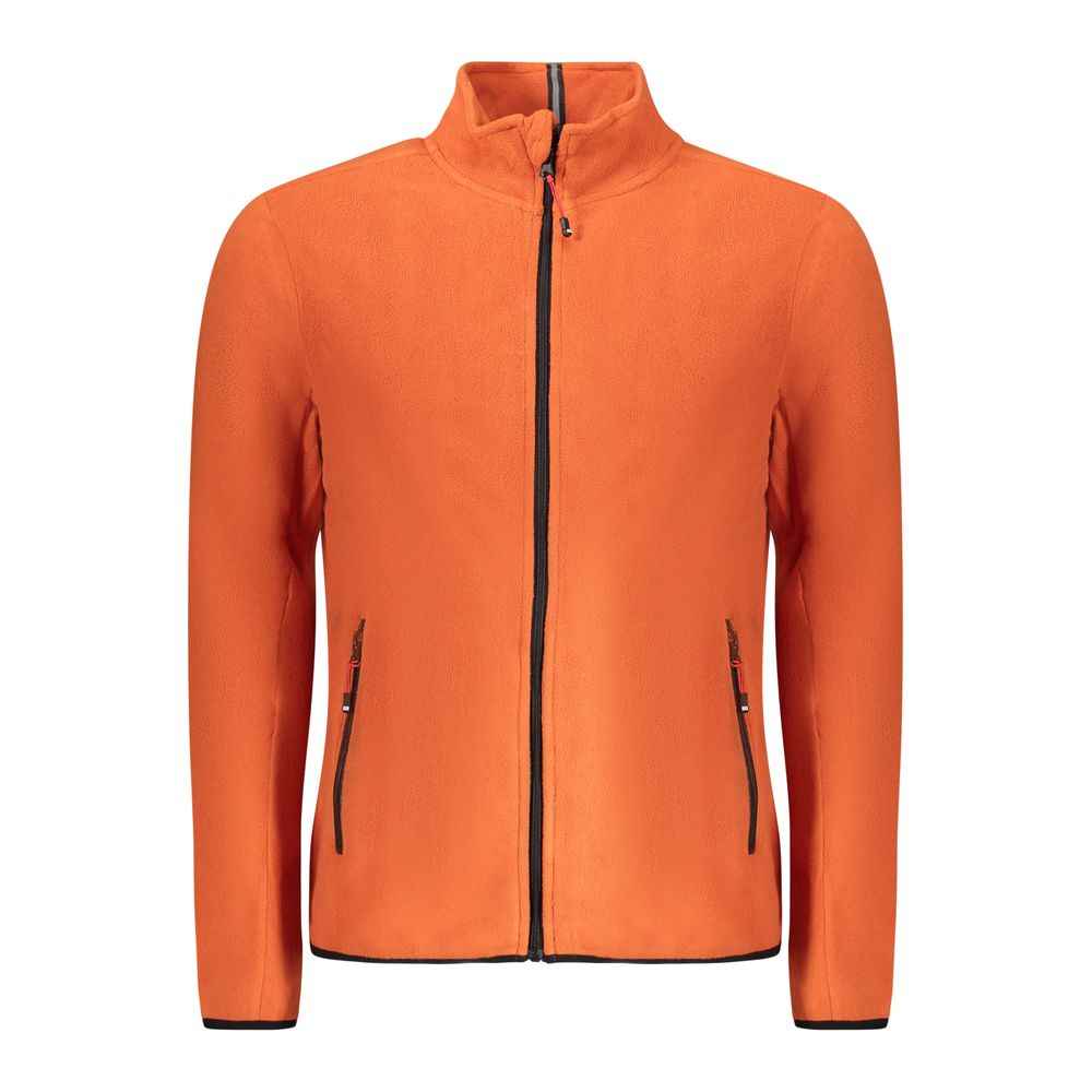 Norway 1963 Orange Polyester Men Sweater