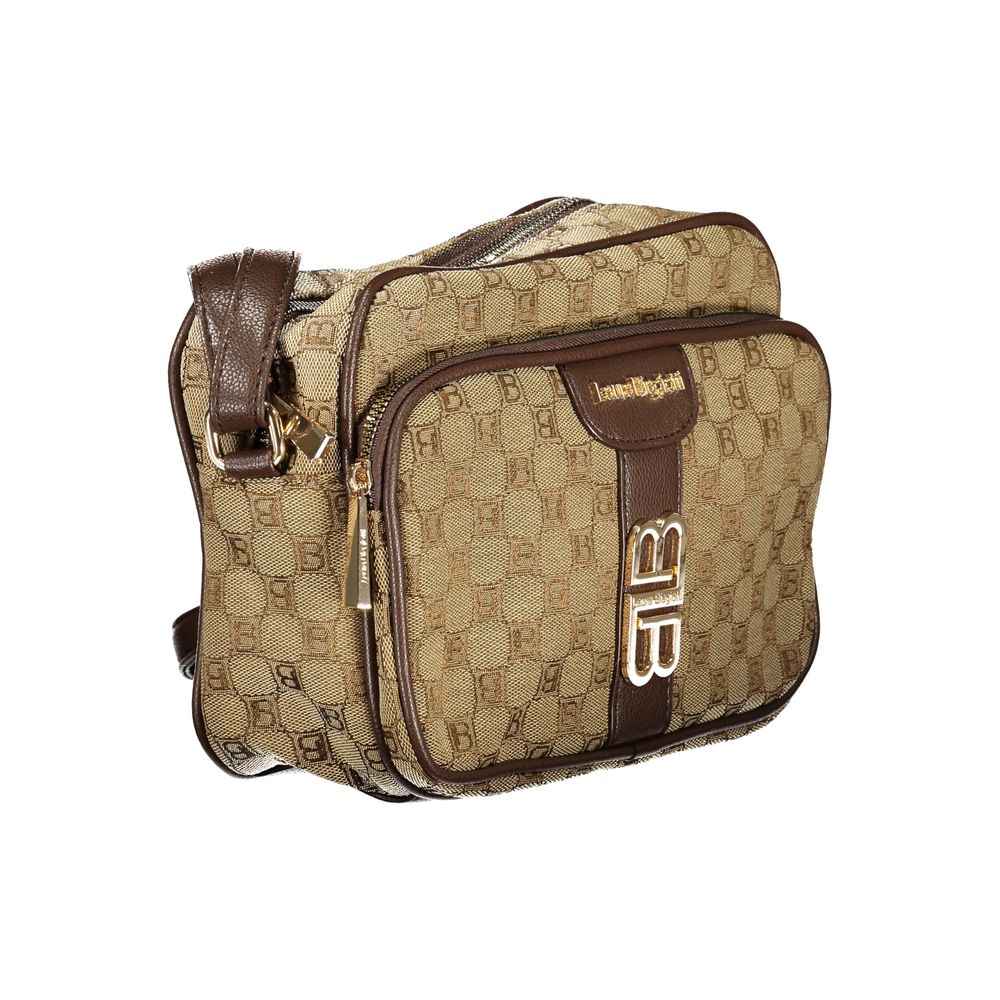 Laura Biagiotti Beige Polyester Women Handbag