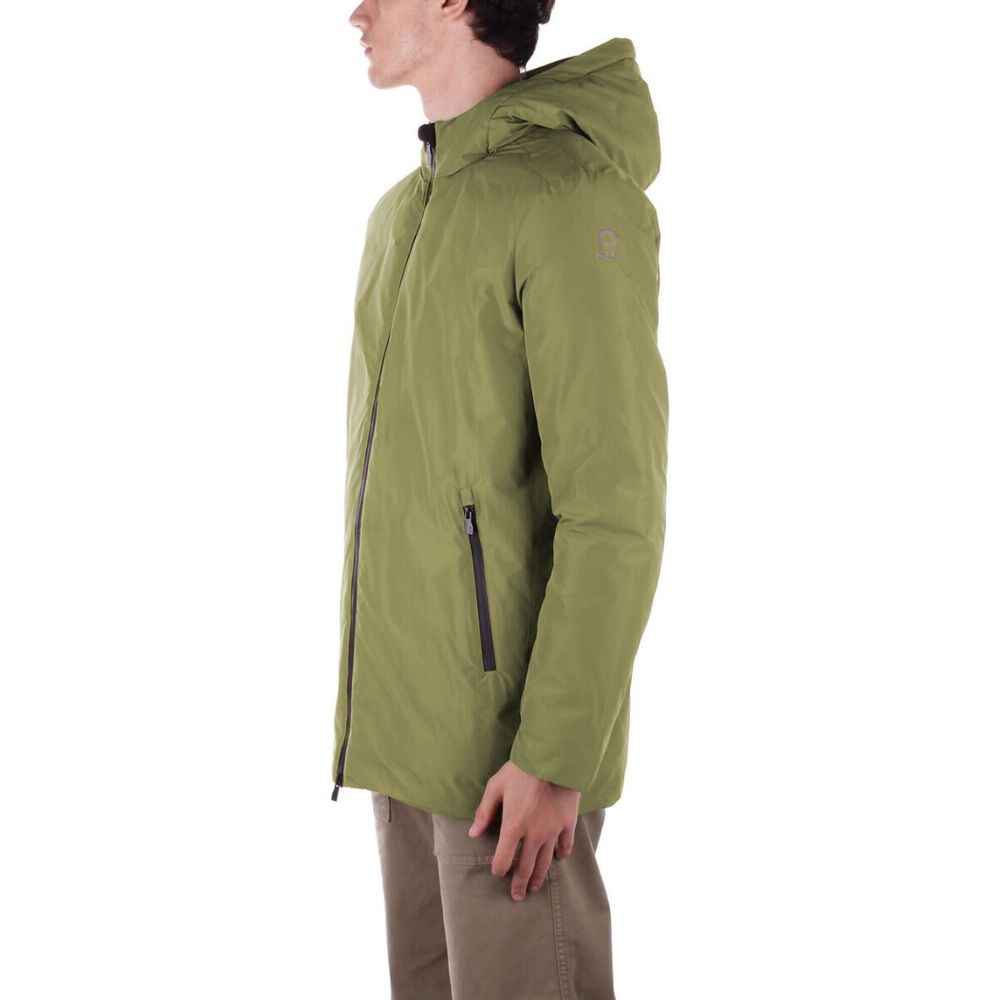 Suns Green Polyester Jackets & Coat