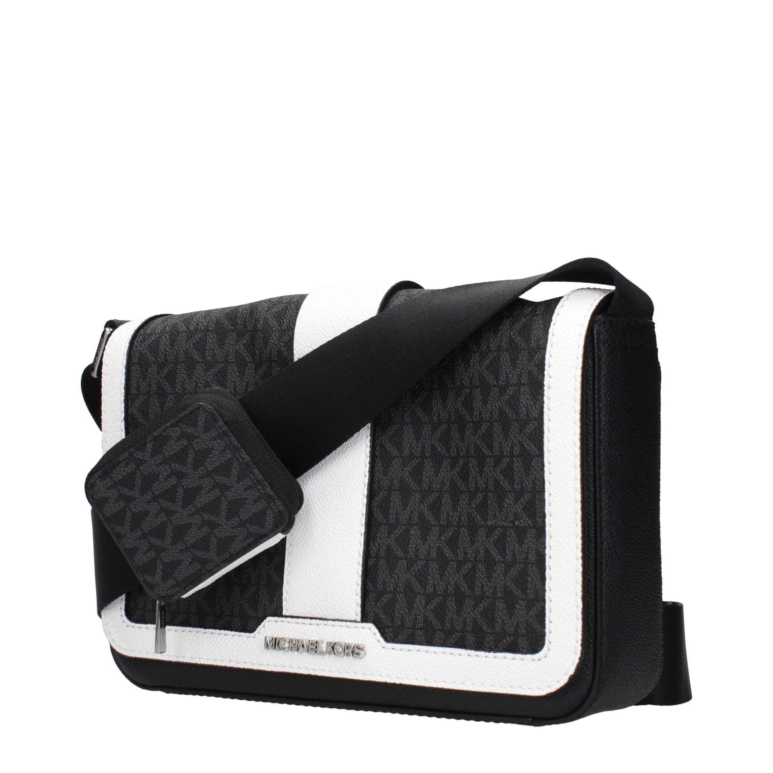 Michael Kors Black Fabric Crossbody Bags