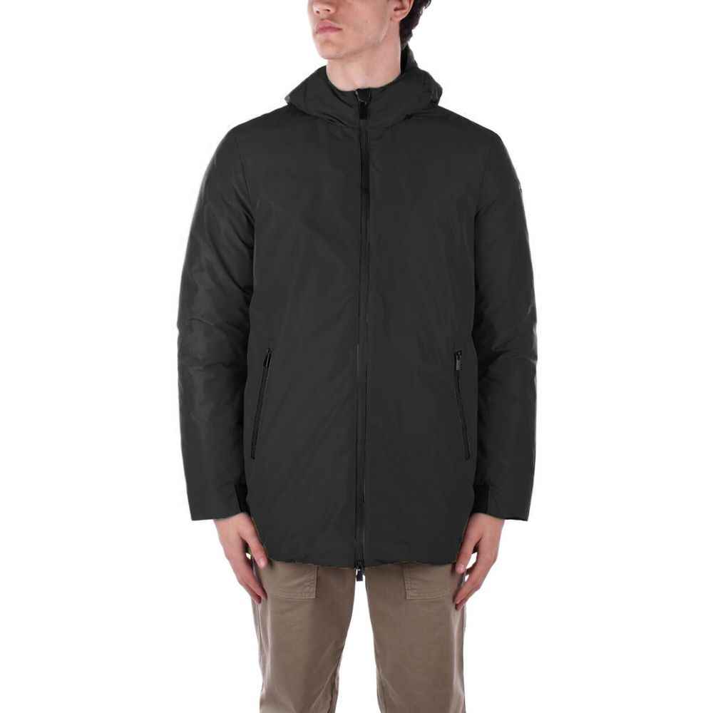 Suns Black Polyester Jackets & Coat