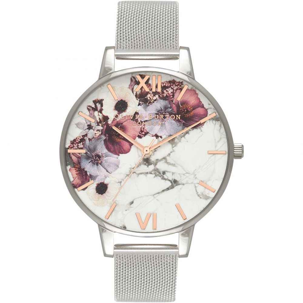 Olivia Burton Silver Stainless Steel Watch
