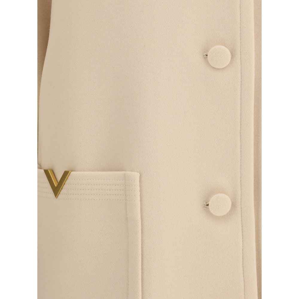 Valentino Wool Drap Caban