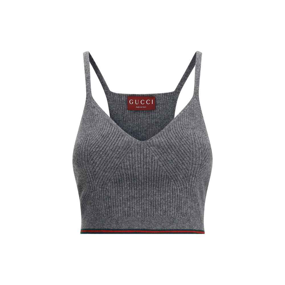 Gucci V-neck ribbed Top