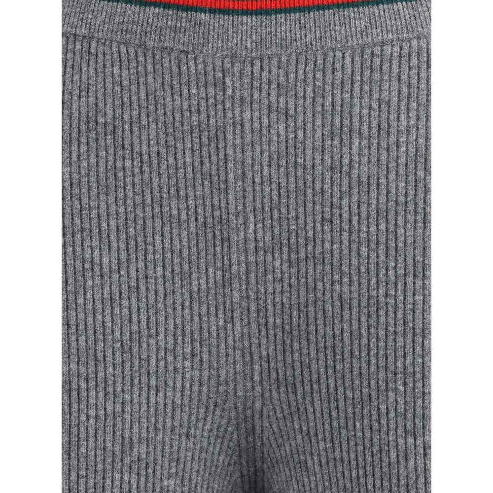 Gucci Ribbed Wool Trousers