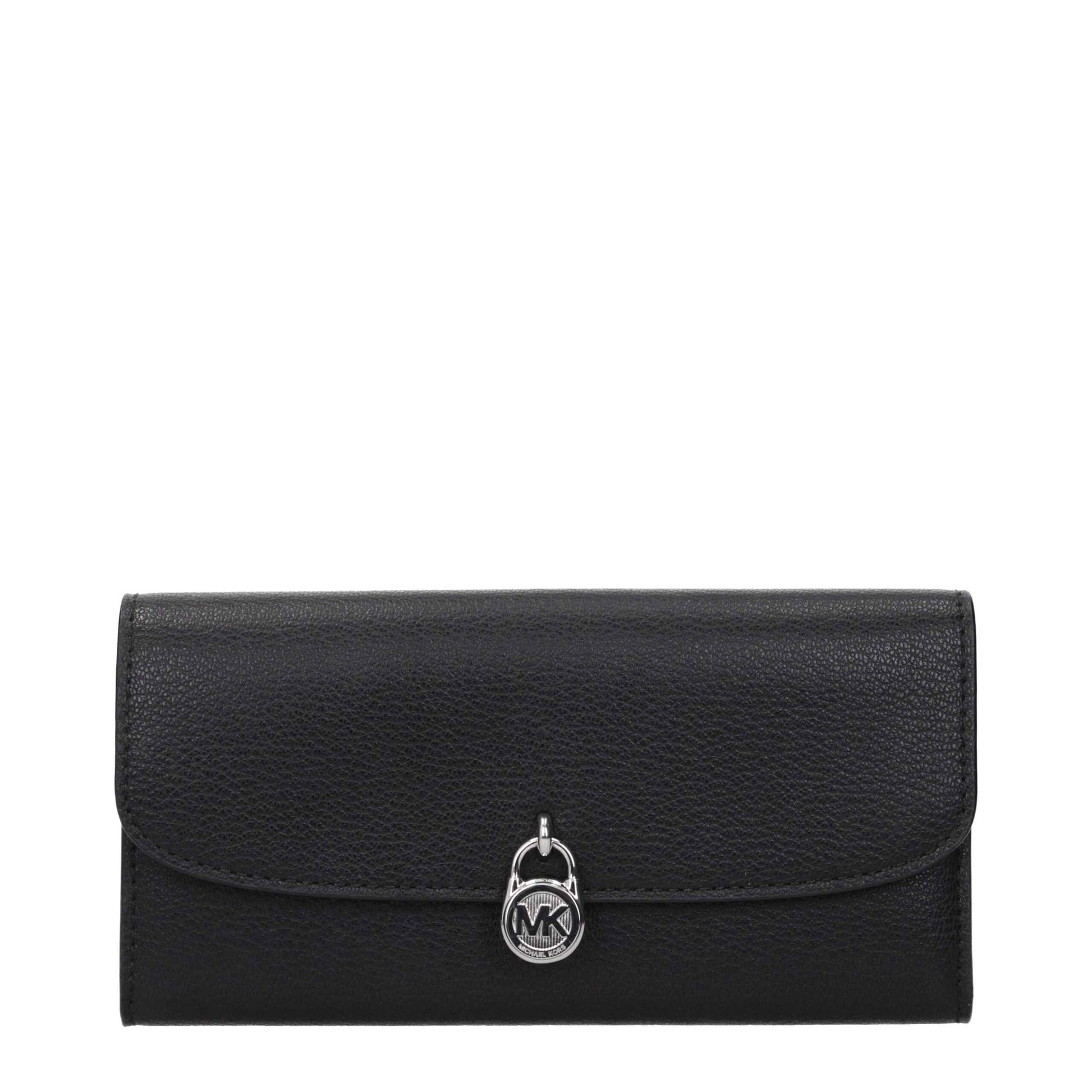 Michael Kors Black Leather Wallets