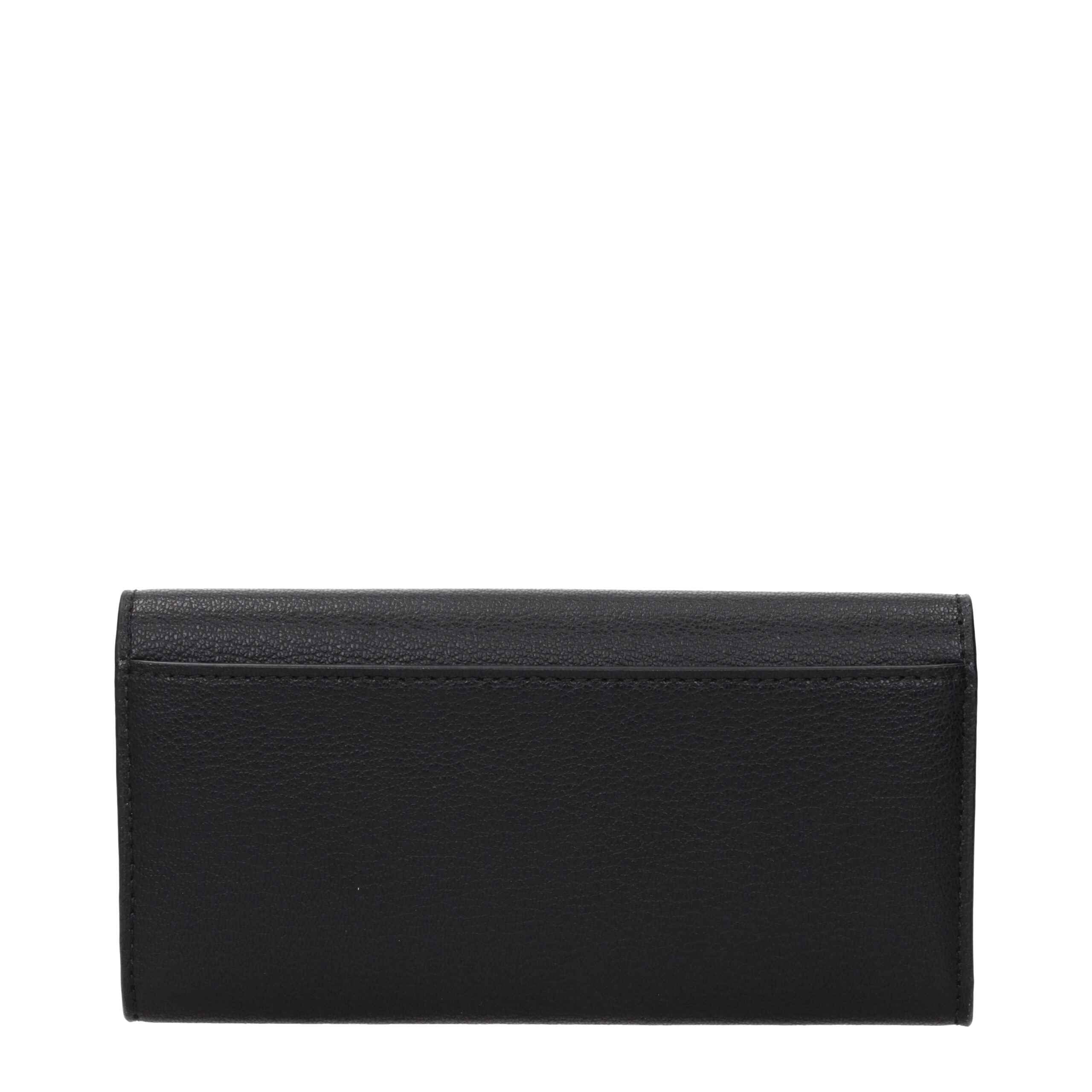 Michael Kors Black Leather Wallets