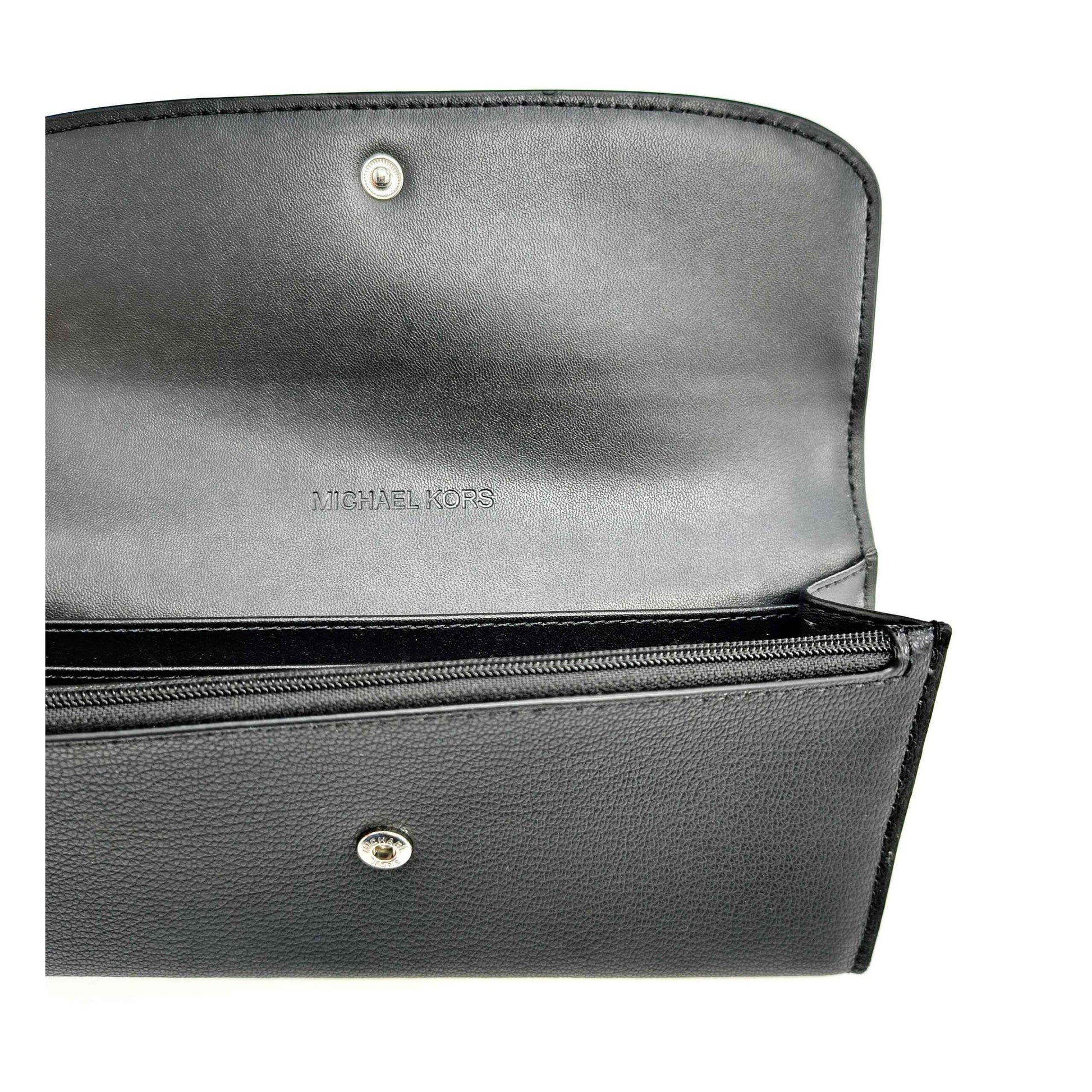 Michael Kors Black Leather Wallets