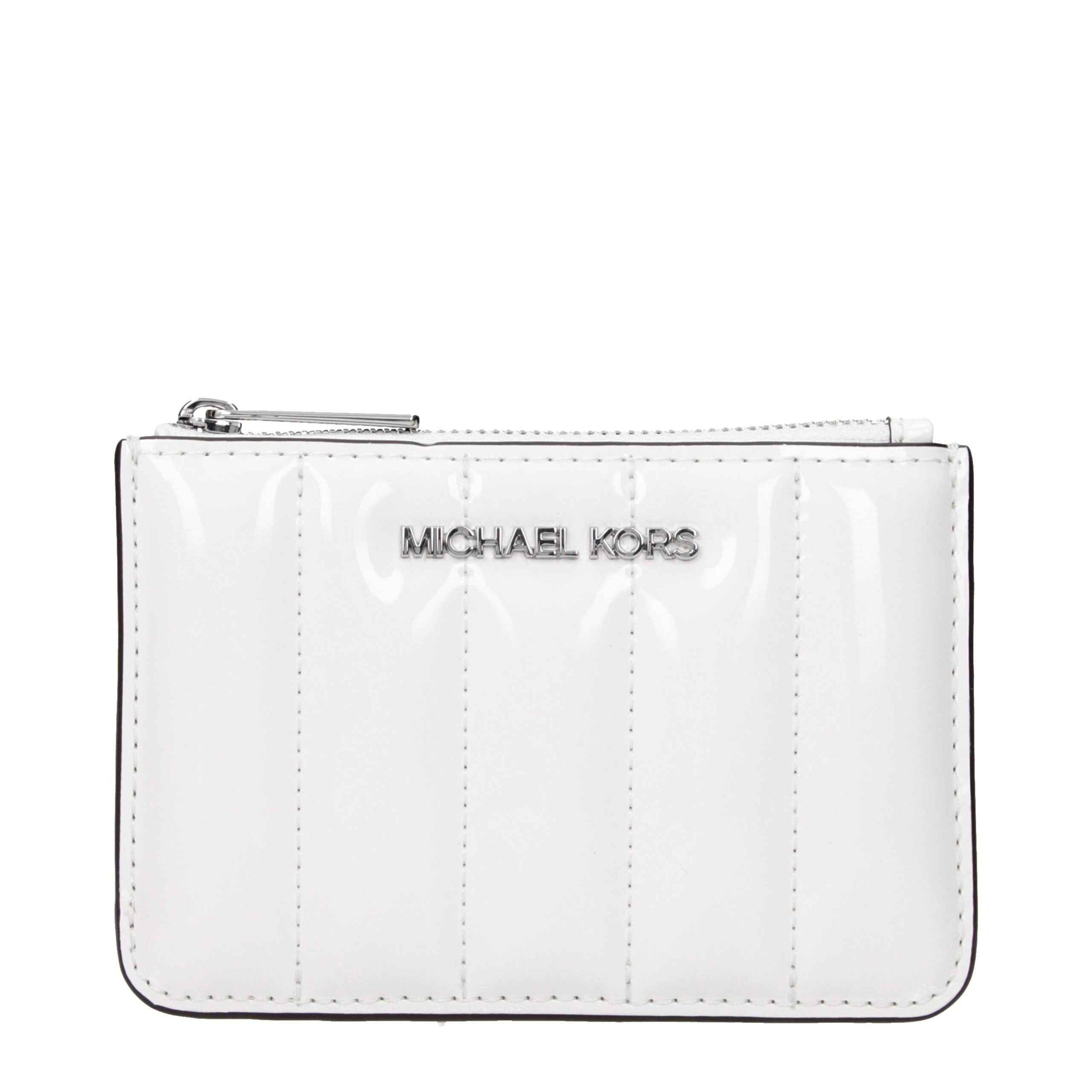 Michael Kors White Leather Wallets